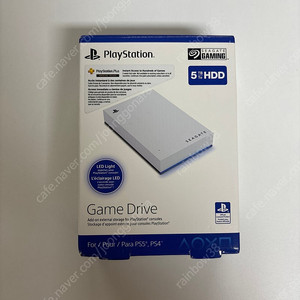 씨게이트 플스 PS5 5TB 외장 HDD용 게임 드라이브 블루 LED (STLV5000100)