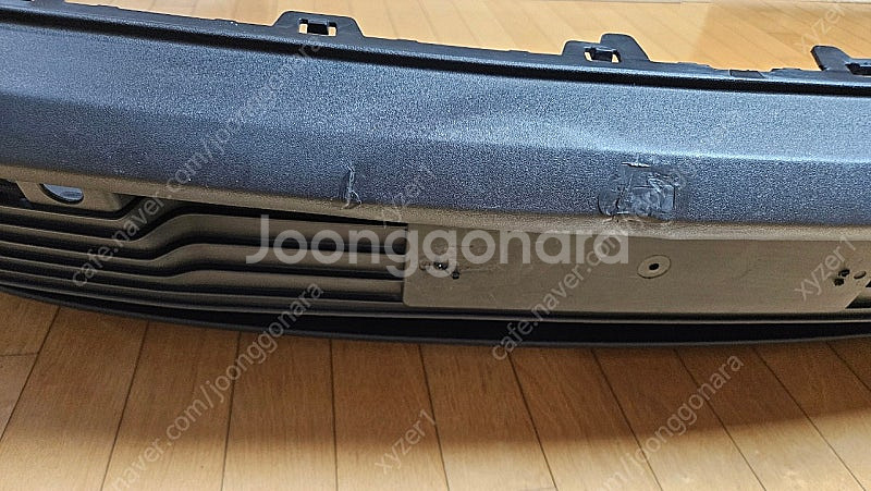 포르쉐 타이칸 뒷범퍼 아래부분 (디퓨저 무광 검정 플라...--4