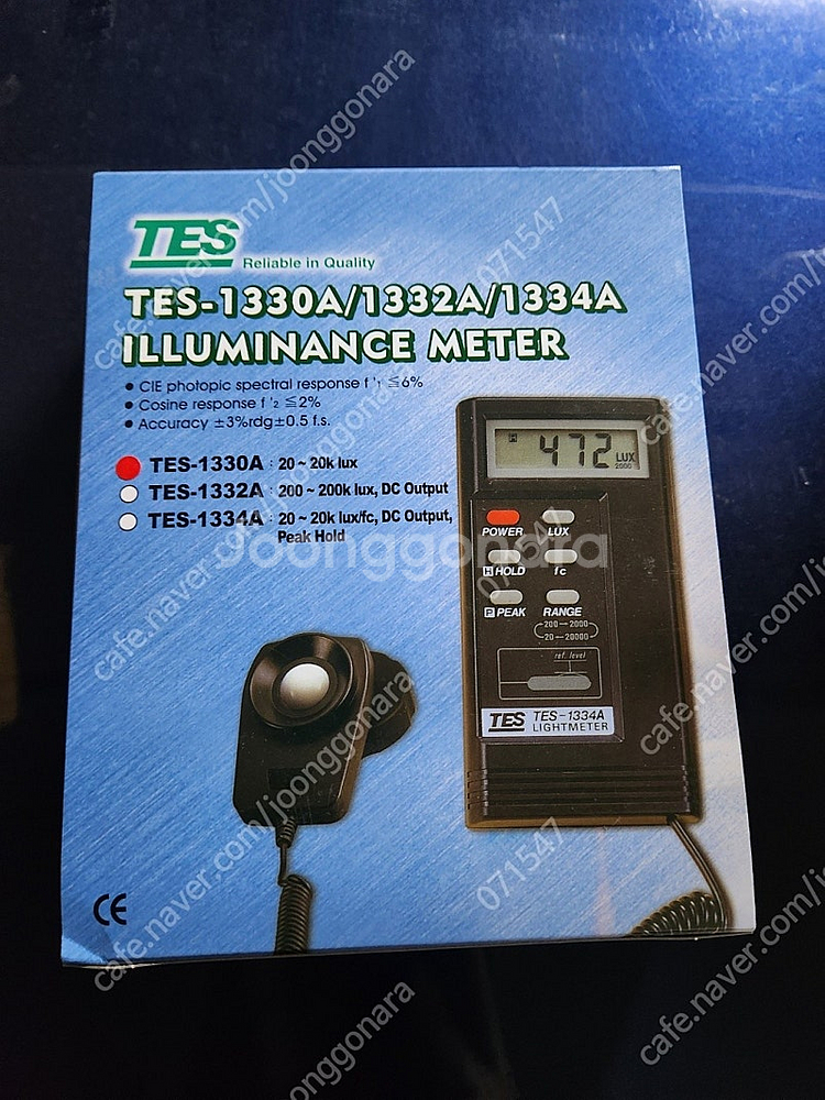 tes-1330a 휴대용 조도측정계 상태 최상급판매 -...--0