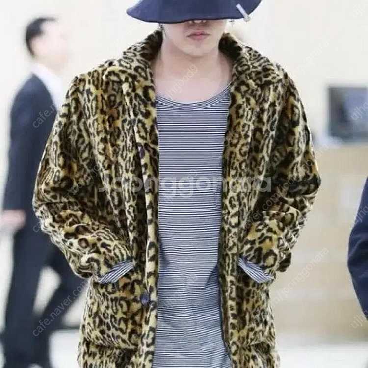 슈프림 레오파드 퍼 자켓 지디 착용 희귀매물--2