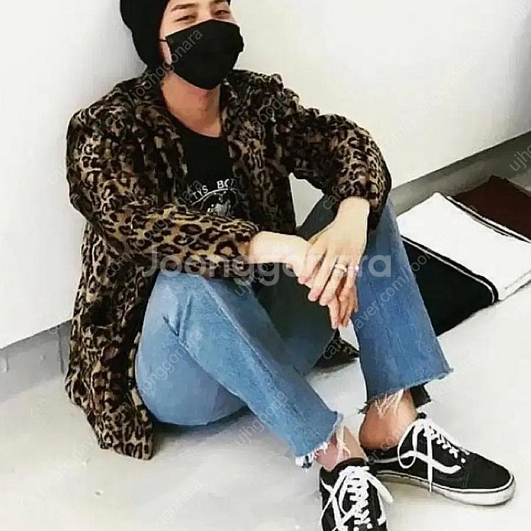 슈프림 레오파드 퍼 자켓 지디 착용 희귀매물--3