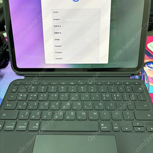 아이패드 프로 M4 11인치 256+로지텍 콤보 터치 키보드