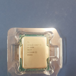 CPU I5 - 12400 12세대 (그래픽 내장) 팝니다.