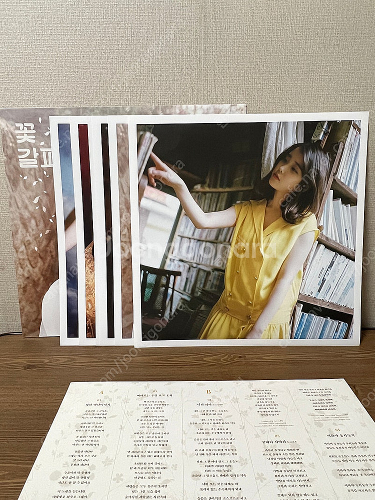 아이유 꽃갈피LP 로엔버전 판매합니다--3
