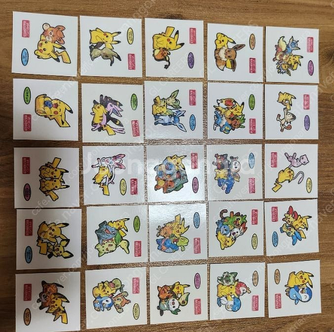 [일본한정판] 25주년 포켓몬 스티커 팝니다 (set)--0