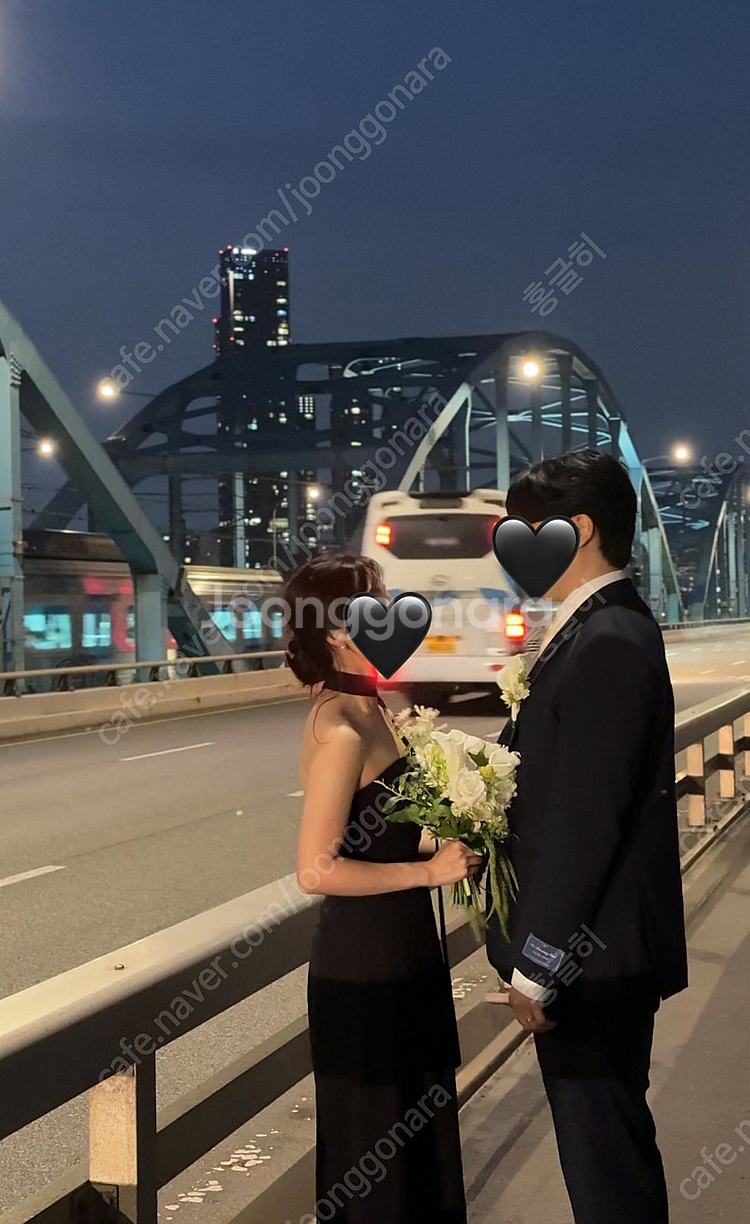 웨딩 촬영 블랙 드레스 (택포)--2