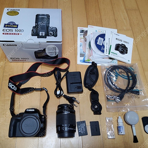 캐논 100d (구성 많음 풀박스, 컷수1,800)