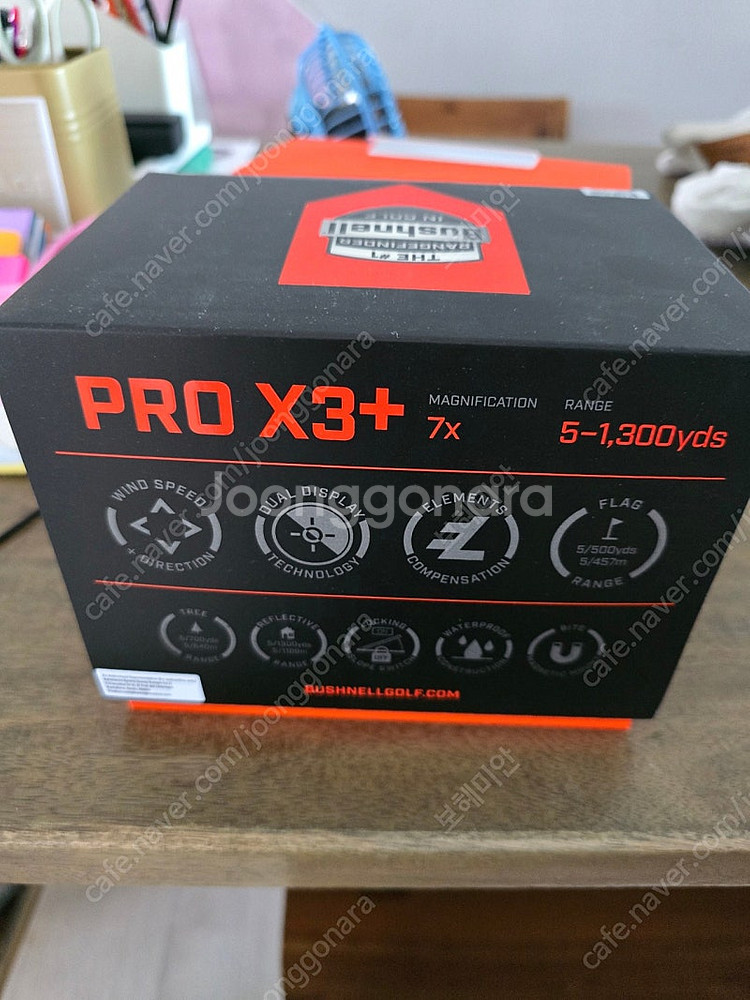 부쉬넬 Pro X3+ 레이저 거리 측정기 새상품--1