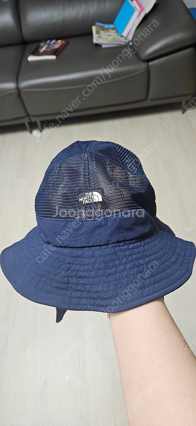 노스페이스키즈 선쉴드 햇 벙거지 모자 썬쉴드 58cm--0