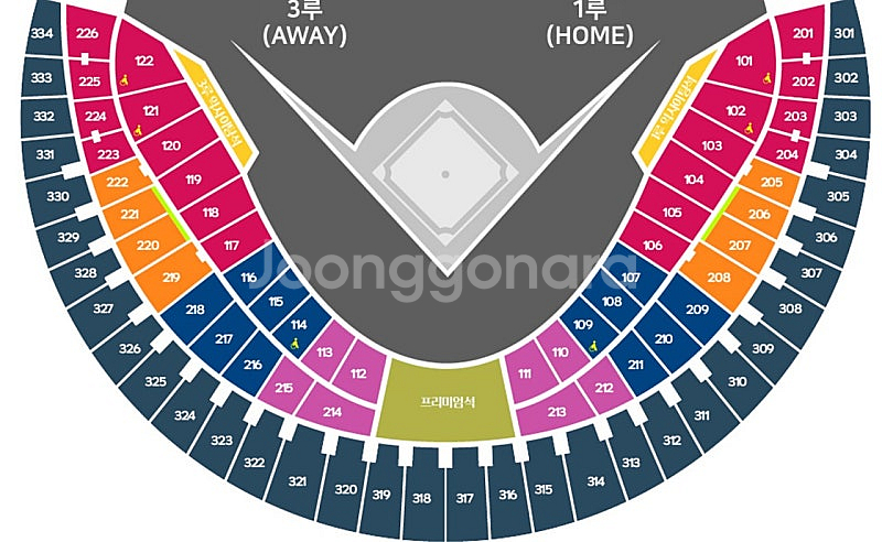 6월8일 롯데 vs 두산 /외야석/레드석/블루석 /네이...--0