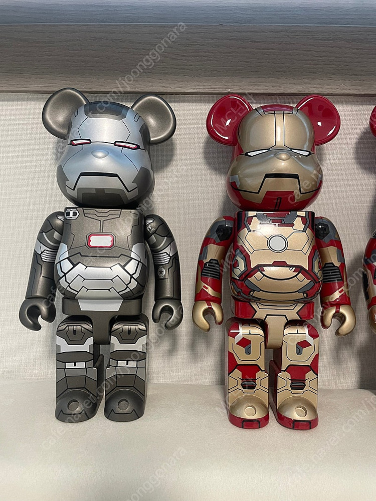 베어브릭 400% 아이언맨 마블4종세트--1