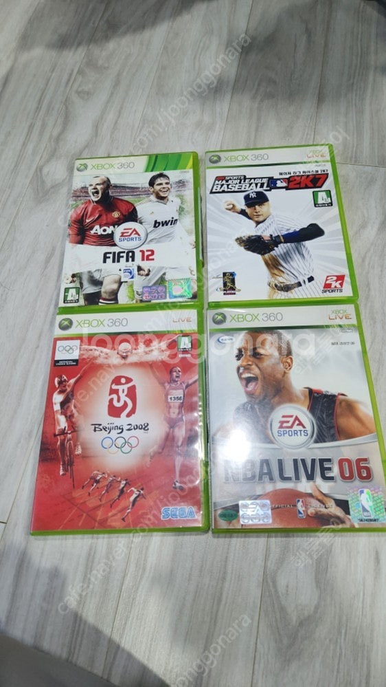 xbox360 베이징올림픽2008, NBA 라이브06,...--1