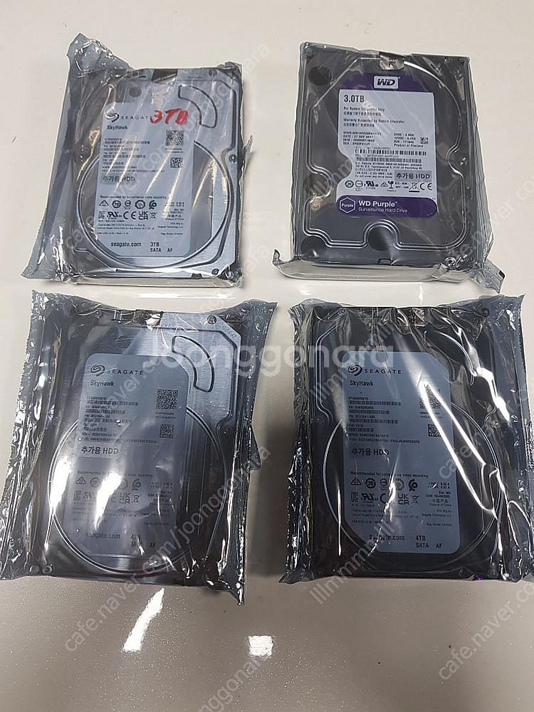 CCTV저장장치-3TB,4TB)=wd purple/se...--0