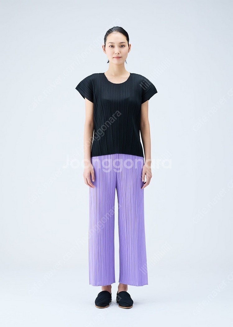 플리츠플리즈 7월 먼슬리 탑 블랙 3 size--1