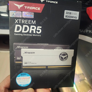 eamGroup T-Force DDR5-8000 CL38 XTREEM 화이트 패키지 서린 (32GB(16Gx2))