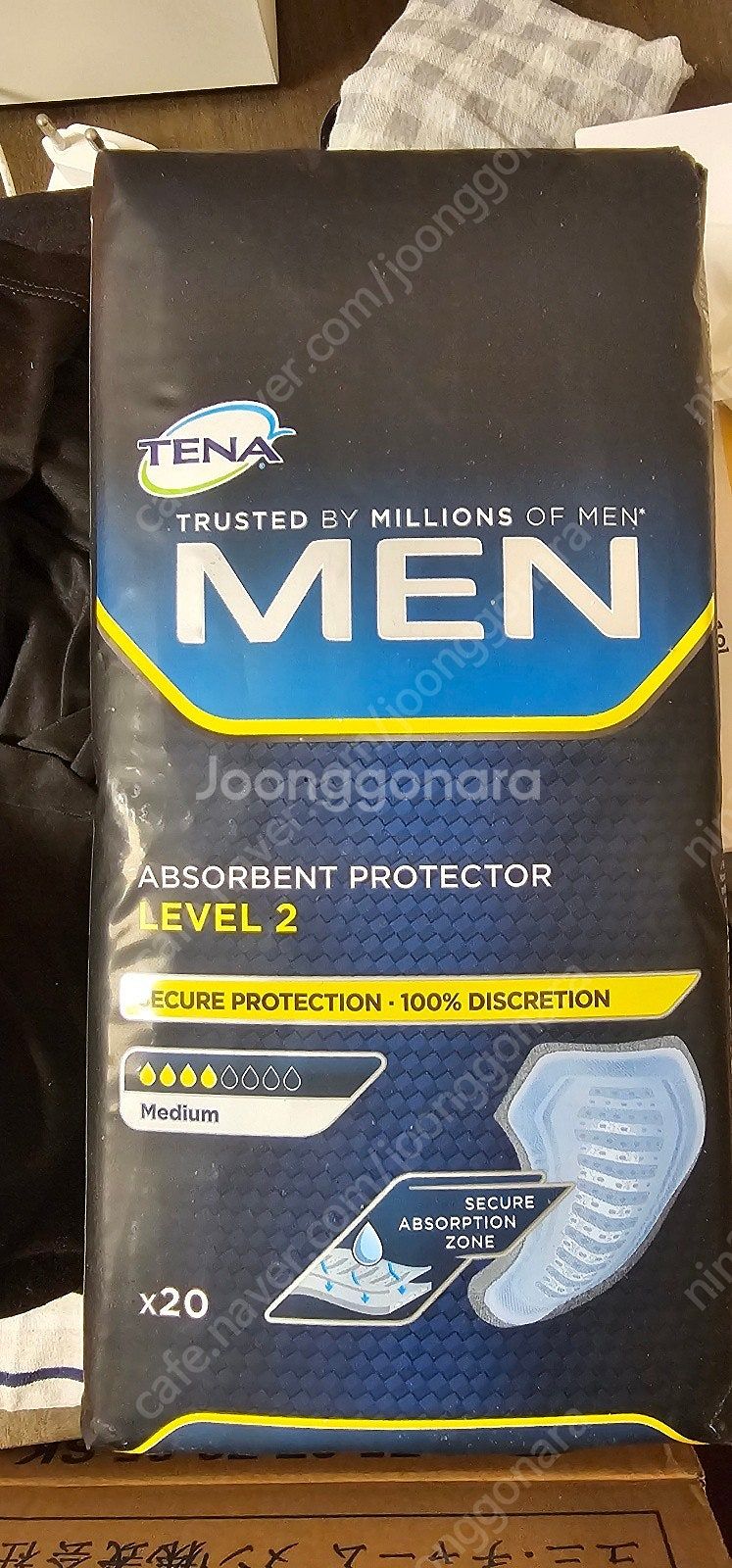 TENA 맨 레벨2 남성용 요실금 팬티(기저귀) 입니다...--0