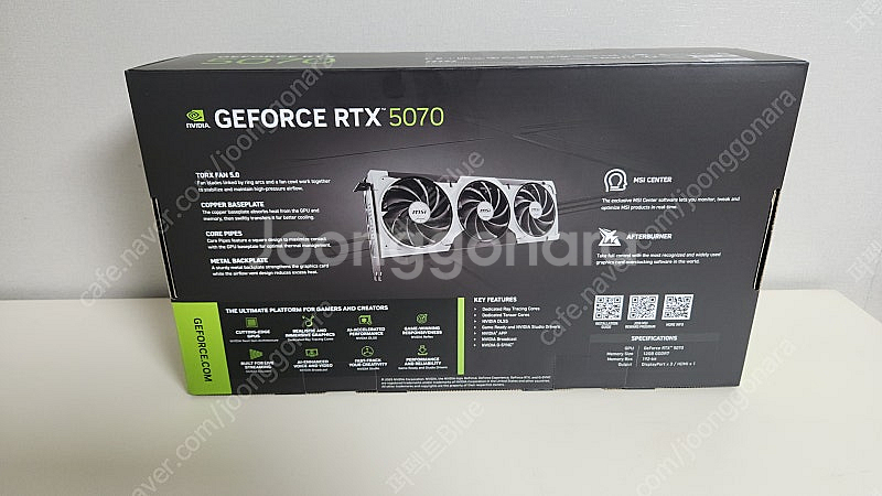 (미개봉) MSI 지포스 RTX 5070 벤투스 3X ...--1