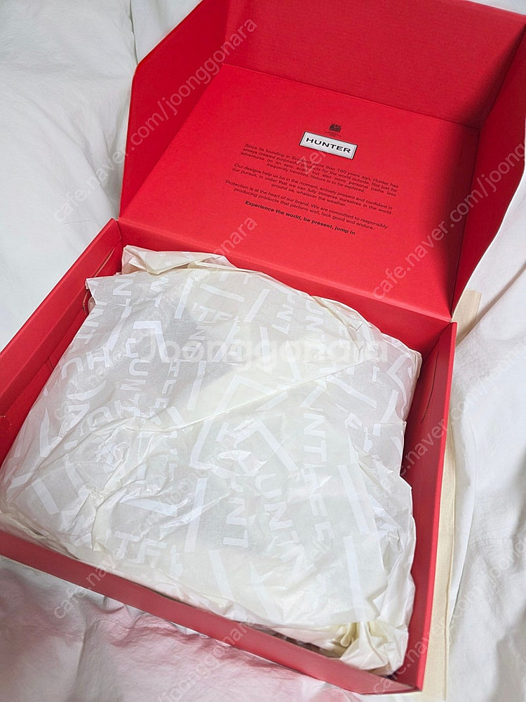 헌터 오리지날 플레이 숏 레인부츠 250 /장화--2