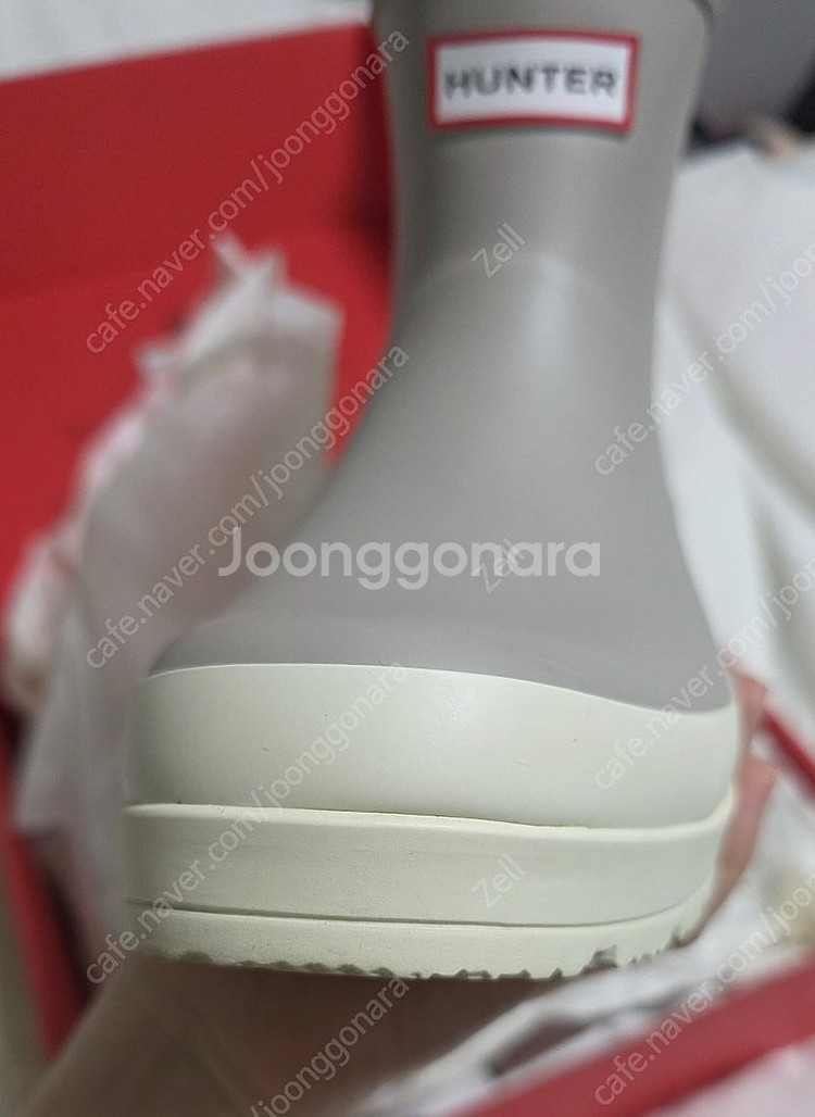 헌터 오리지날 플레이 숏 레인부츠 250 /장화--7