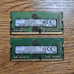 삼성전자 노트북용 메모리 DDR4 8GB 2666MHz 2개