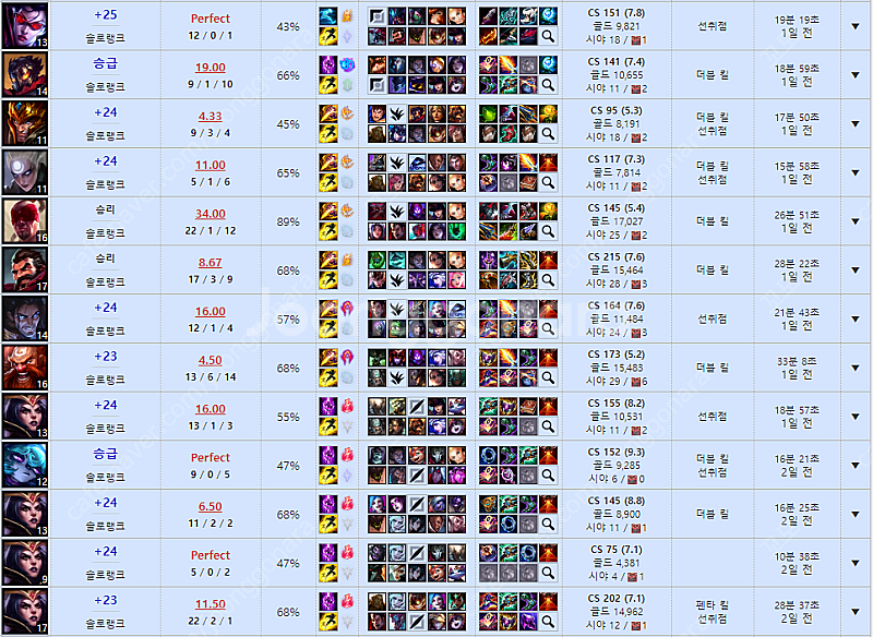 롤 아이언 브론즈 무료대리--0