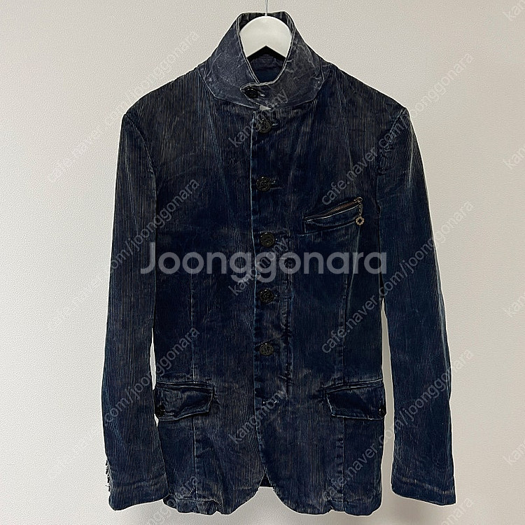 [S] 디젤 빈티지 네이비 워싱 코듀로이 테일러드 자켓...--1