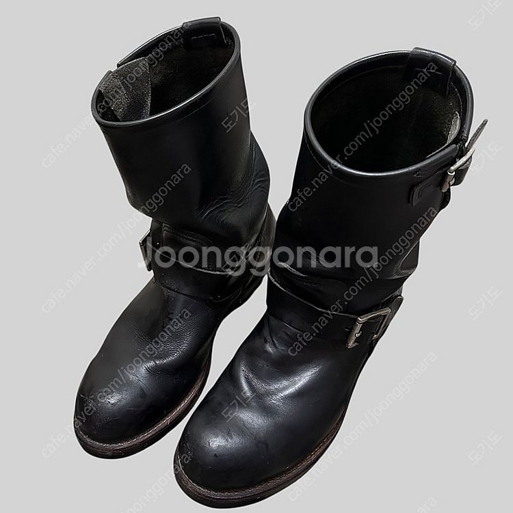 레드윙 2268 엔지니어드 부츠 블랙--0