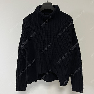 [S] 릭오웬스 15FW "SPHINX" 울 터틀넥 비대칭 스웨터 블랙 판매합니다