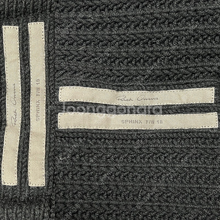 [S] 릭오웬스 15FW "SPHINX" 울 터틀넥 비...--5