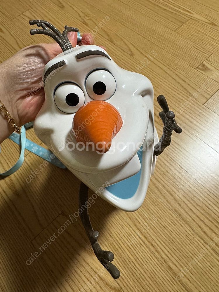 도쿄 디즈니랜드 울라프 팝콘통--0