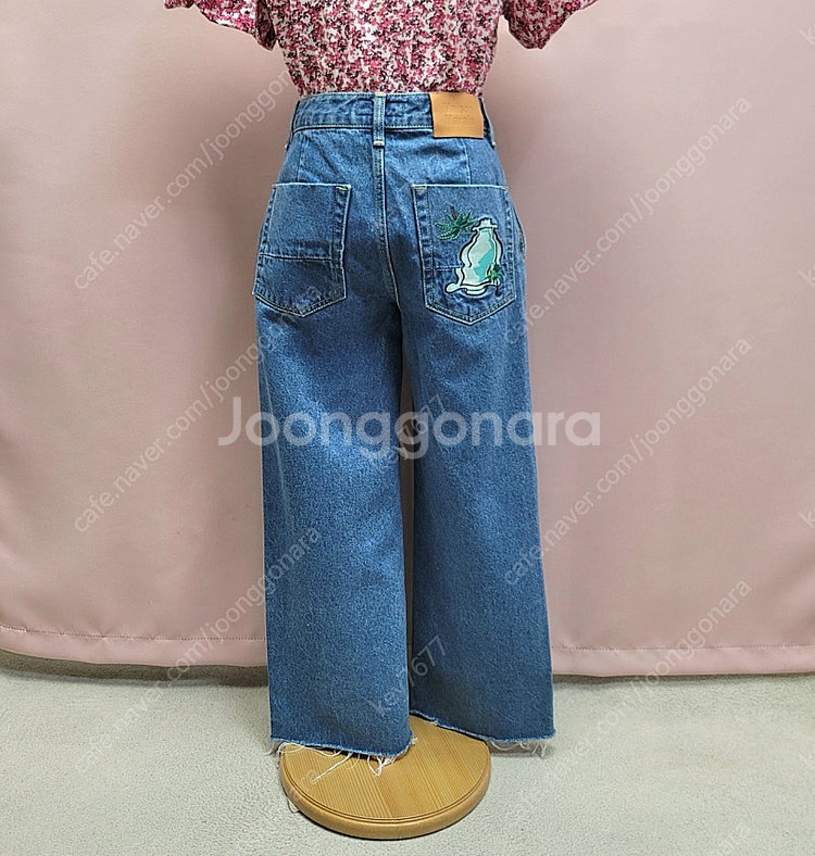 1.(새상품) 메종마레 큐티자수 데님팬츠 청바지 2.자...--2