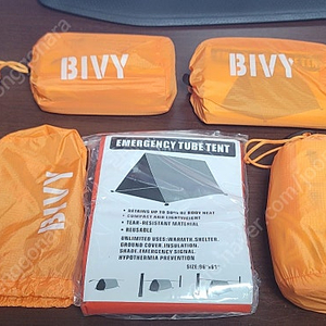 BIVY 2인 은박담요 4개 팝니다