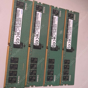 데스크탑용 램카드 삼성 DDR4 3200 16GB x 4개(64GB)