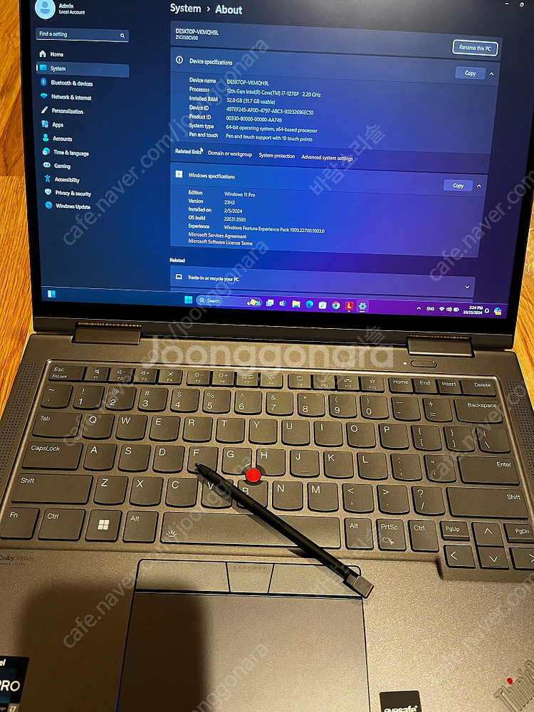 Lenovo X1 Yoga Gen7 32G 512Hdd--3
