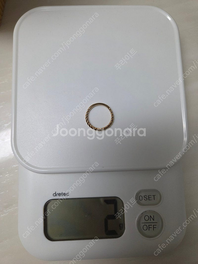 (급처가격)보스크14k 여성반지 약2g--2