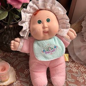 80년대 양배추인형) 보넷 턱받이 빈티지인형 빈티지소품 카페인테리어 앤틱소품 고전인형 빈티지돌