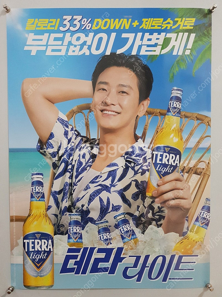 테라 라이트 주지훈 포스터 브로마이드 가로45 세로62--0