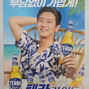 테라 라이트 주지훈 포스터 브로마이드 가로45 세로62