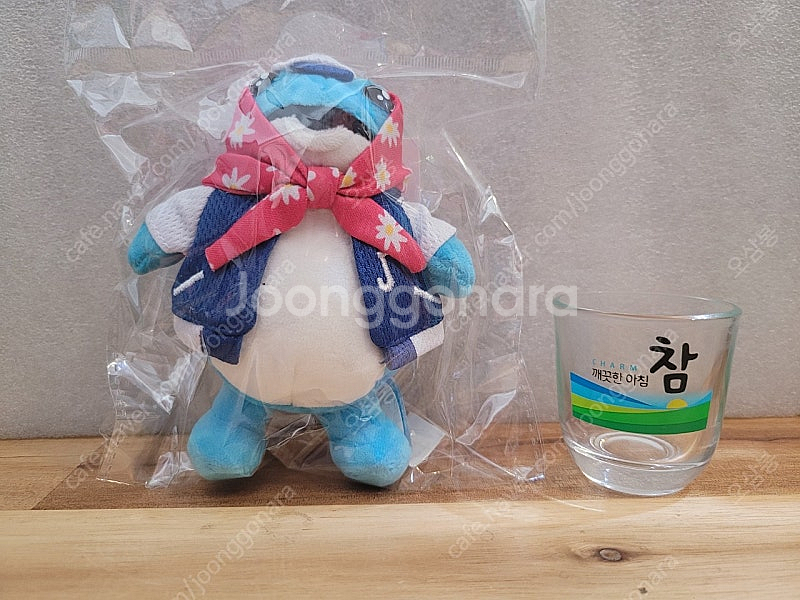 진로 두꺼비 키링껍 스탠딩 블루 인형키링 11cm 소주...--4