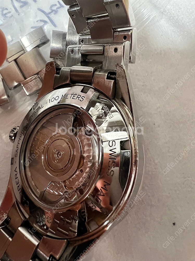 태그호이어 까레라 39mm 헤리티지 논크로노 검판 아라...--2