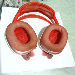 에어팟맥스 핑크 라이트닝단자 걸어두기만하고안써서싸게팝니다 25만으로 최종인하