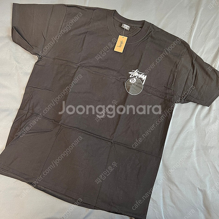 스투시 8볼 반팔 티셔츠 블랙 XL 사이즈 팝니다. S...--1