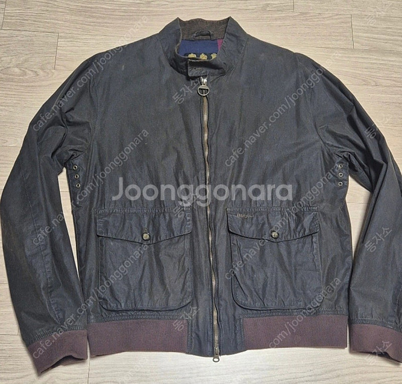 [상태좋음][정품] 영국 Barbour 바버 해링턴 자...--0