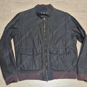 [상태좋음][정품] 영국 Barbour 바버 해링턴 자켓, 간절기 자켓, 왁스코팅, 국내사이즈 105~110