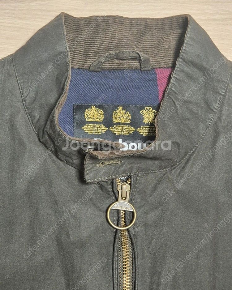 [상태좋음][정품] 영국 Barbour 바버 해링턴 자...--1