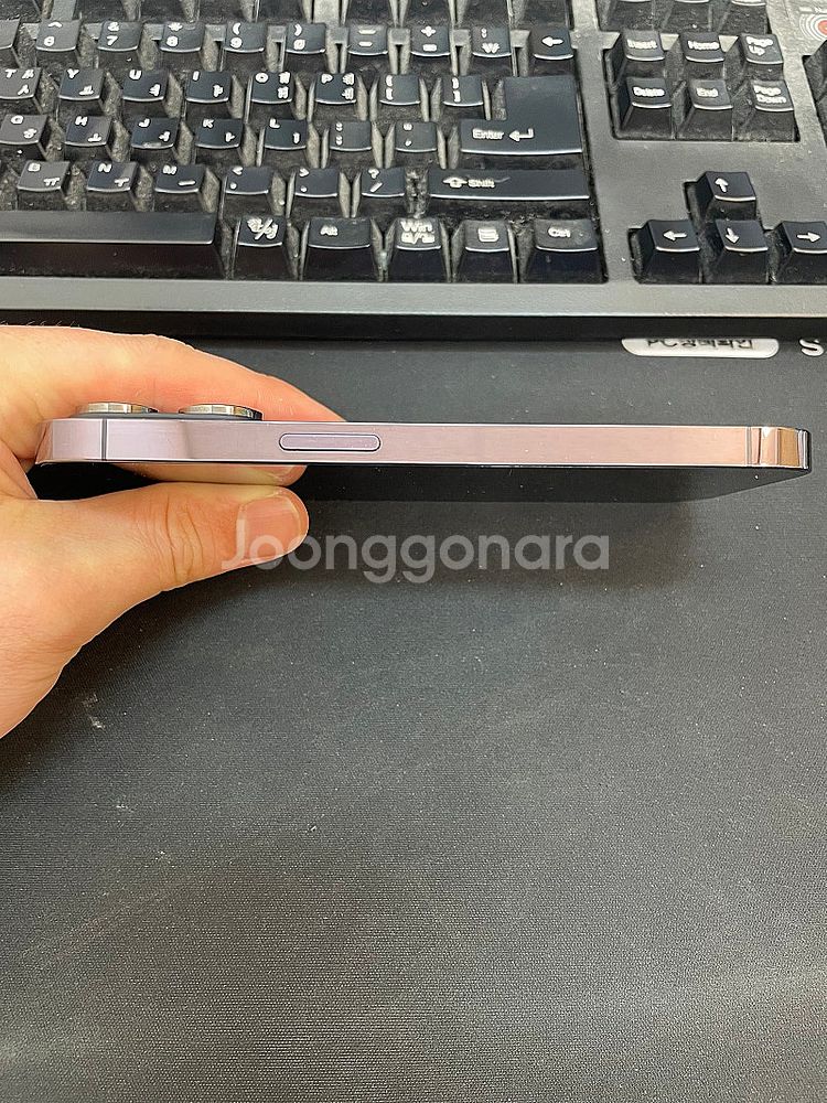 아이폰14프로 퍼플 256GB 상태좋은 중고65만팝니다...--4