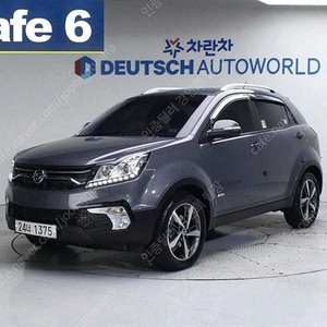 코란도C 중고차 할부 회색 2018년식 2.2 RX 4WD 개인사업자 차량구매