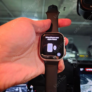 애플워치10 46mm 실버 gps