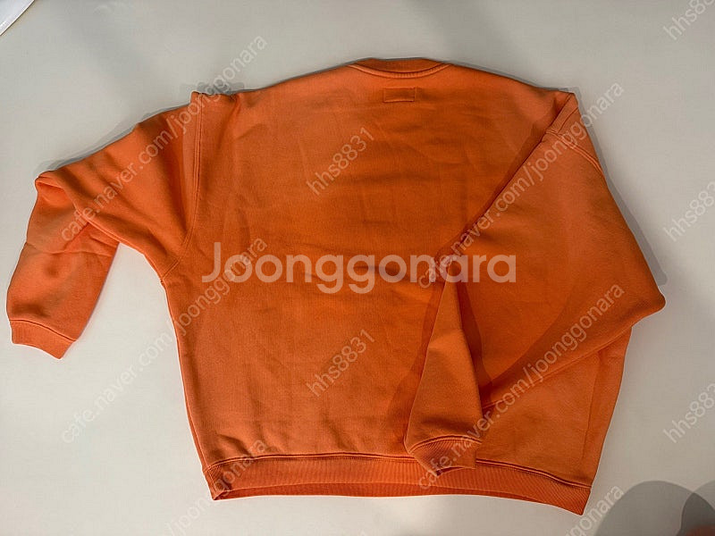 스투시 릴랙스드 크루넥 오렌지--1