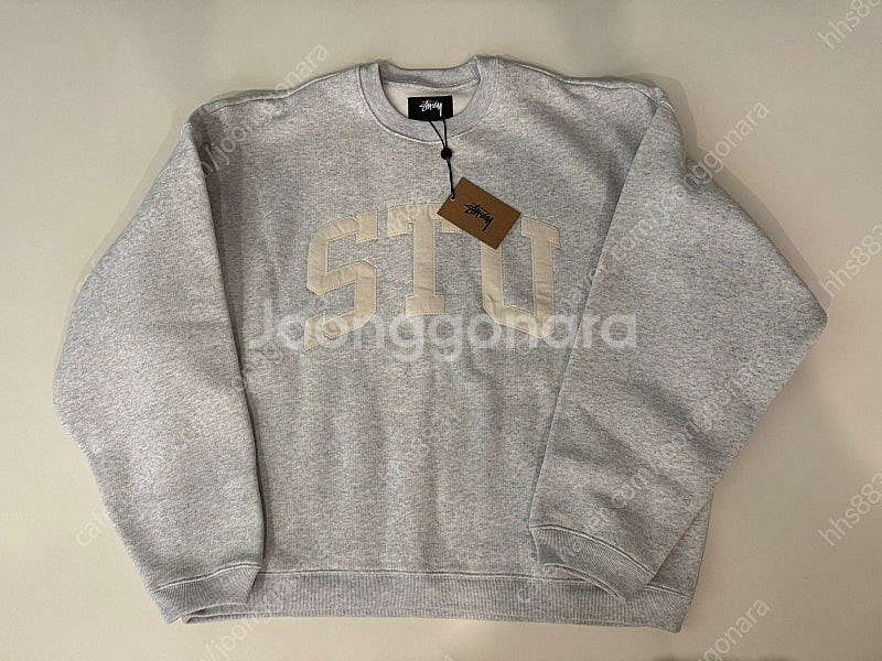 스투시 stu 릴랙스드 크루넥--0